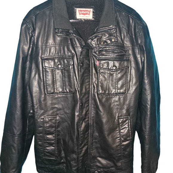 Vintage Levi's Jacket Coat XL Mens Motorcycle Bomber Jacket - Picture 3 of 5